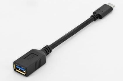 Адаптер DIGITUS USB-C > USB-AF, OTG (AK-300315-001-S) [108655]