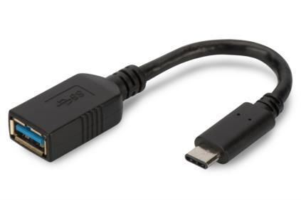 Адаптер DIGITUS USB-C > USB-AF, OTG (AK-300315-001-S) [108655]