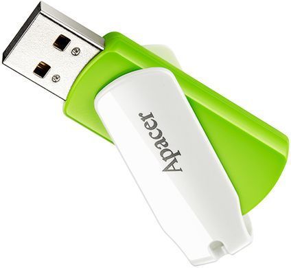 Флеш-накопичувач Apacer USB 2.0 AH335 64Gb Green (AP64GAH335G-1) [802956]