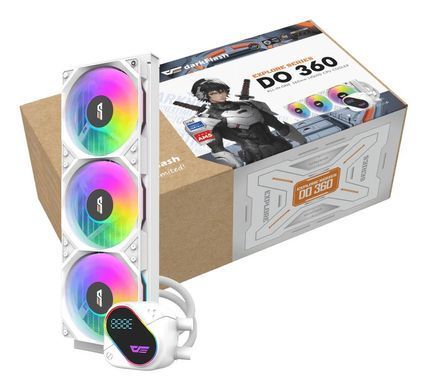 Система охолодження для комп&rsquo;ютерного процесора DARK FLASH DO360 білий (DO360 WHITE) [503245]