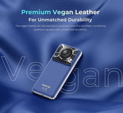 Смартфон Oukitel C60pro 6.88" HD+ /8GB/256GB/ T606 /10000mAh/ 13+5Мп / Blue (C60pro_8_256_BK) [403877]