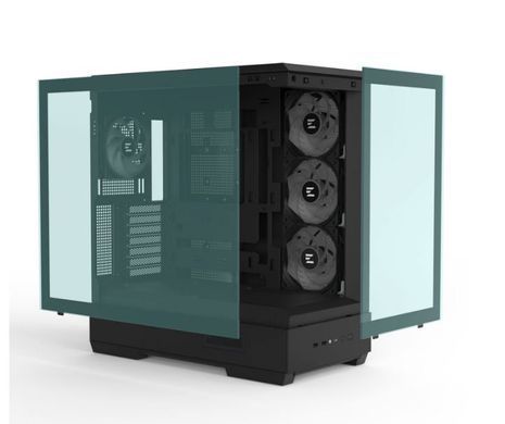 Корпус Zalman P50 DS без БЖ, 2xUSB3.0, 1xUSBType-C, 4x120мм ARGB, VGA 435мм, LCS ready, TG Side Panel, ATX, чорний (P50DSBLACK) [111331]