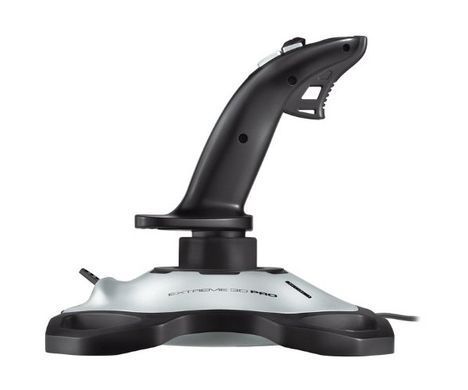 Джойстик Logitech Extreme 3D Pro чорно-білий USB (942-000031) [611100]