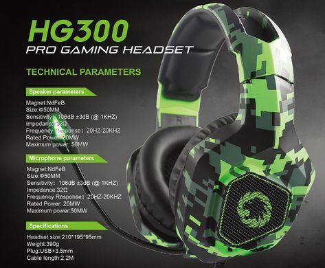 Навушники GAMEMAX (HG300) [302206]