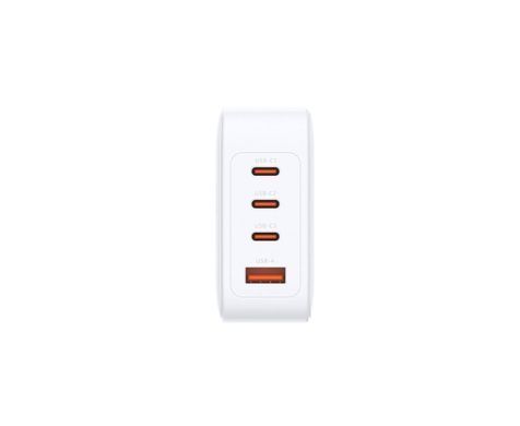 Зарядний пристрій мережевий D-Link 140Вт GaN 3хUSB-С, 1xUSB-A, білий (DCF-141) [111310]