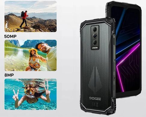 Смартфон Doogee Blade 10 Pro Energy 6.56" 6/256ГБ, 2SIM, 5150мА&bull;год, чорний (6923740271346) [114029]