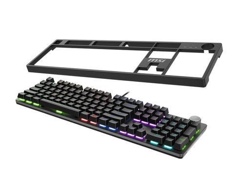Клавіатура ігрова MSI FORGE GK320 UA Red Switches чорна (FORGE GK320 RED UA) [503178]