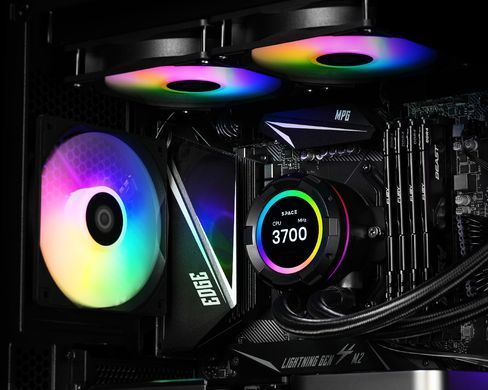 Система водяного охолодження ID-Cooling Space LCD (SL240 XE) [609015]