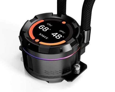 Система водяного охолодження ID-Cooling Space LCD (SL240 XE) [609015]