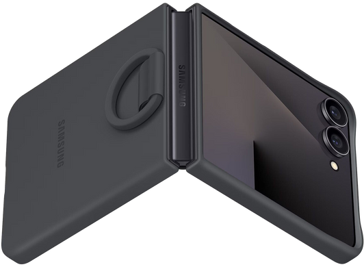 Чохол Samsung Flip 7 Ring Case Black (EF-PF766TBEGUA) [202699]