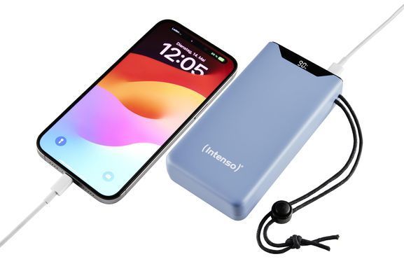 Портативний зарядний пристрій USB 20000MAH QC3.0 BLUE F20000 INTENSO (7332055) [503422]