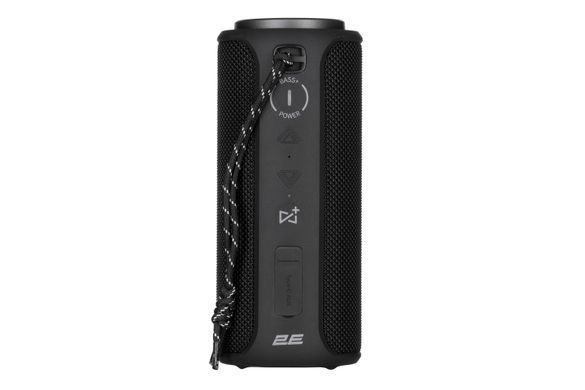 Портативна акустична система 2E SoundXTube2 30Вт, ВТ 5.0, MP3, TWS, Party Mode, IPX7, Чорний (2E-BSSXT2WBK) [113294]