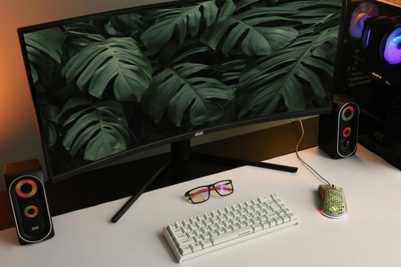 Акустична система 2E PCS234 RGB, 2.0, USB, Black (2E-PCS234BK) [114010]