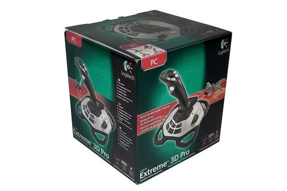 Джойстик Logitech Extreme 3D Pro чорно-білий USB (942-000031) [611100]