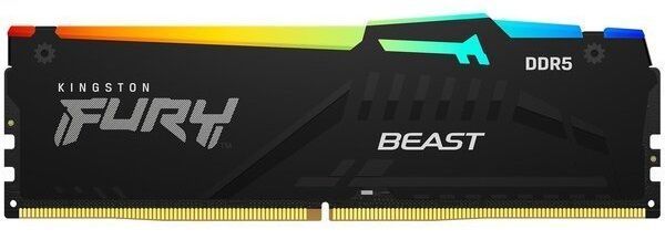 Пам'ять ПК Kingston DDR5 16GB 5200 FURY Beast RGB (KF552C40BBA-16) [103803]