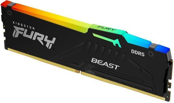 Пам'ять ПК Kingston DDR5 16GB 5200 FURY Beast RGB (KF552C40BBA-16) [103803]