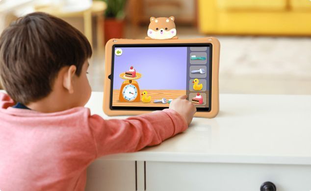 Планшет Doogee T20 mini Kids 8.4" 4ГБ, 128ГБ, LTE, 5060мА&bull;год, Android, жовтий (6924351657185) [113614]