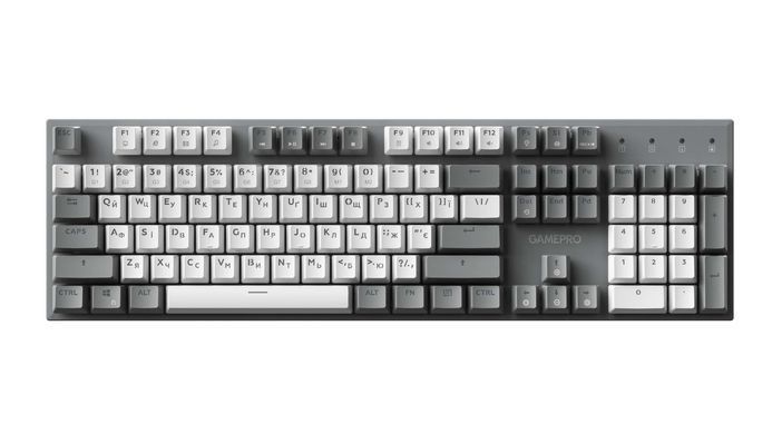 Клавіатура GamePro Genesis Metallic Outemu Red Swithes USB Gray (MK144G) [615509]