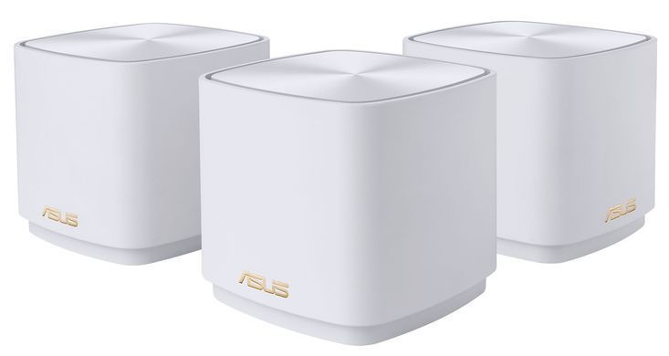 Система WiFi-Mesh ASUS ZenWiFi XD4 PLUS AX1800, 1xGE LAN, 1xGE WAN, 3мод, білий (90IG07M0-MO3C40) [104578]