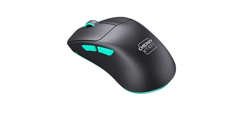 Миша Cherry Xtrfy M64, WL/USB-A, RGB, чорний (CX-M64W-BLACK) [104155]