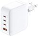 Зарядний пристрій мережевий D-Link 140Вт GaN 3хUSB-С, 1xUSB-A, білий (DCF-141) [111310], фото 1