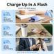 УМБ Vention 10000mAh 22,5W PD, USB-A, USB-C In/Out, Lightning In/Out, Blue (FHZL0) [404532], фото 7
