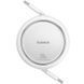 Кабель Baseus Free2Draw Mini Retractable Charging Cable Type-C to Type-C 100W 1m Moon White (P10364500211-00) [802523], фото 4