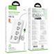 Мережевий подовжувач HOCO AC22 Sunlight 4-bit (PD30W/1C3A) desktop socket (EU/GER) (1.5 m) White (6942007629799) [806290], фото 2