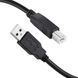 Кабель ColorWay USB - USB Type-B V 2.0 (M/M), 2 м, Black (CW-CBUB072-BK) [613616], фото 11