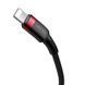 Кабель Baseus Cafule Cable Type-C to iP PD 20W 1m Red+Black (CATLKLF-91) [802568], фото 7