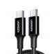 Кабель USB 2.0 Type-C M-M, 1 м, 100W Чорний, US300 UGREEN (80371) [404041], фото 1