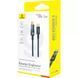 Кабель Baseus Explorer Charging Cable USB-C to USB-C 100W with Auto Shutdown 1m Deepsea Blue (P10319704321-00) [802488], фото 2