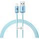 Кабель Baseus Crystal Shine USB - Lightning (M/M), 2.4A, 2 м Sky Blue (CAJY001203) [604330], фото 1