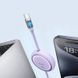 Кабель Baseus Free2Draw Mini Retractable Charging Cable Type-C to Type-C 100W 1m Nebula Purple (P10364500511-00) [802518], фото 5