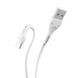 Кабель HOCO X37 USB to Type-C 3A, 1m, PVC, PVC connectors, White (6931474710512) [805364], фото 3