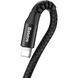 Кабель Baseus Fish eye Spring Data Cable Lightning 1m Black (CALSR-01) [802342], фото 4