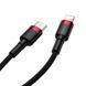 Кабель Baseus Cafule Cable Type-C to iP PD 20W 1m Red+Black (CATLKLF-91) [802568], фото 6