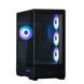 Корпус Zalman P50 DS без БЖ, 2xUSB3.0, 1xUSBType-C, 4x120мм ARGB, VGA 435мм, LCS ready, TG Side Panel, ATX, чорний (P50DSBLACK) [111331], фото 3