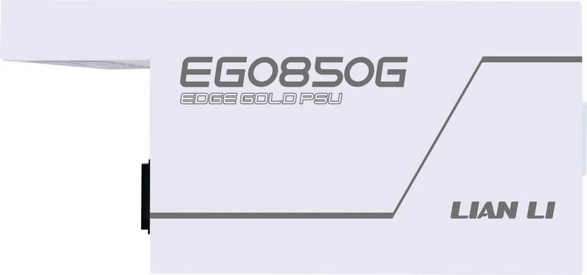 Блок живлення Lian Li EDGE850, 80 Plus Gold, White, EU Cord (G9P.EG0850G.W000.EU) [613520]