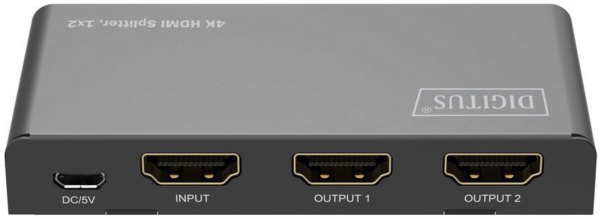 Відеосплітер DIGITUS HDMI (INx1 - OUTx2), 4K (DS-55336) [112921]