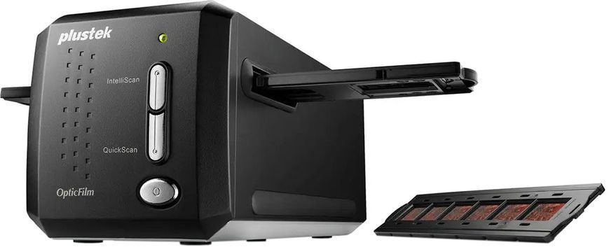 Сканер Plustek OpticFilm 8200i SE (7200dpi 48bit LED швидк. 36 сек. плівк.слайд-сканер чорний) (0226TS) [401682]