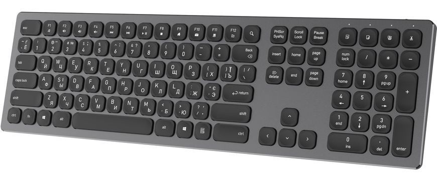Клавіатура бездротова OfficePro Black (SK1550B) [606048]