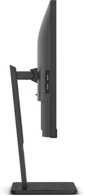Монітор TFT 27" AOC, QHD, IPS, 75Hz, 2xHDMI, DP, USB-hub, webcam, HAS, Pivot, колонки, чорний (Q27P3QW) [405348]