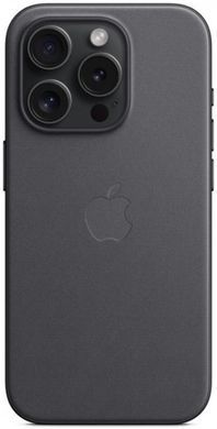 Чохол-накладка Apple FineWoven Case with MagSafe для Apple iPhone 15 Pro Black (MT4H3) [601929]