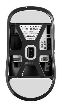 Миша бездротова PULSAR X2 CrazyLight, чорний (PX2CL107) [504194]