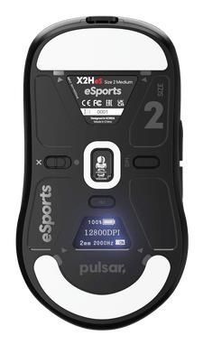 Миша бездротова PULSAR X2H eS Size2 4K чорна (PX2HES21) [503392]