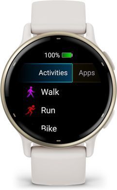 Смарт-годинник Garmin Vivoactive 5 Cream Gold Aluminum Bezel with Ivory Case and Silicone Band (010-02862-5B) [616755]