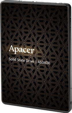 Накопичувач SSD 120GB Apacer AS340X 2.5" SATAIII TLC (AP120GAS340XC-1) [608100]