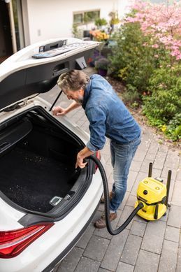 Пилосос професійний акумуляторний Karcher WD 2-18 18В контейнер 12л без АКБ та ЗП (1.628-500.0) [105654]