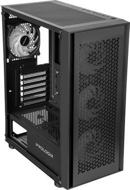 Корпус Prologix (Glower GM-07RBA Black) [619615]